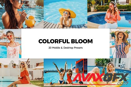 20 Colorful Bloom Lightroom Presets - 5836123