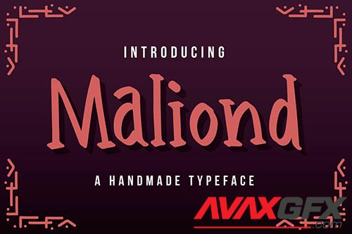 Maliond - A Handmade Typeface