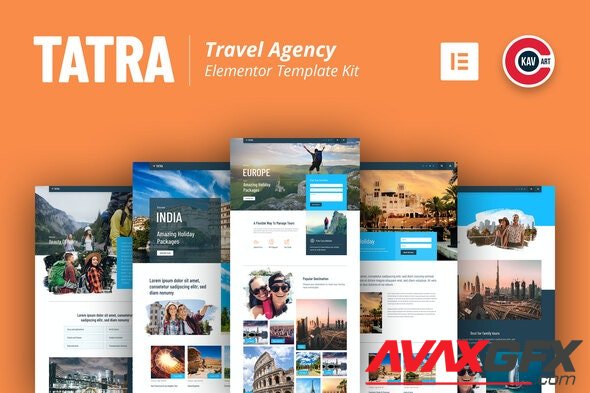 ThemeForest - Tatra v1.0.0 - Travel Agency Elementor Template Kit - 29986056