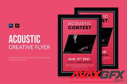 Acoustic Contest - Flyer