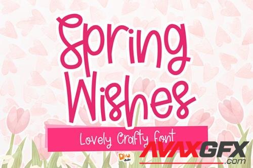 Spring Wishes Font