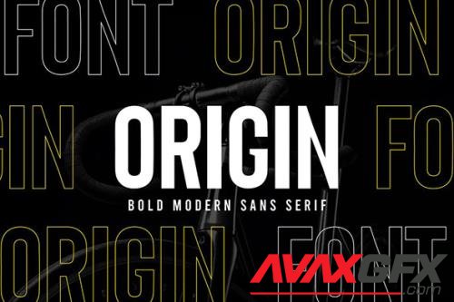 Origin - Bold Retro Sans Serif