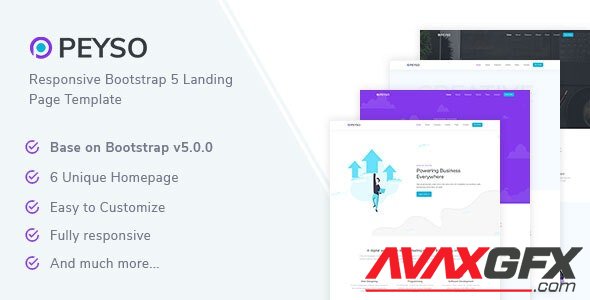 ThemeForest - Peyso v1.0 - Bootstrap 5 Landing Page Template - 29967385