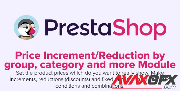 Price Increment/Reduction by group category and more - PrestaShop Module