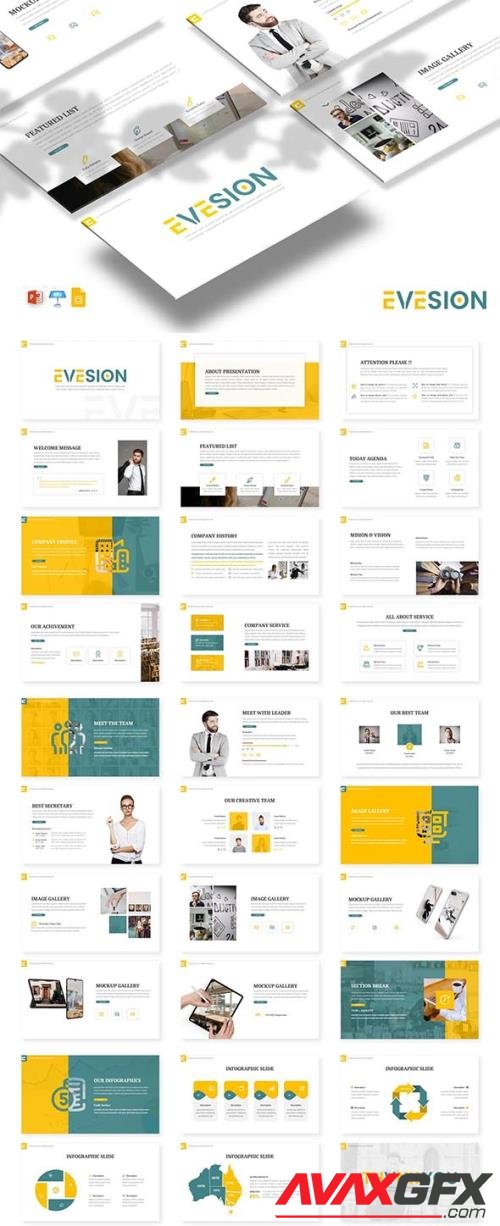Evesion - Business Template PPTX / GSlides / Key