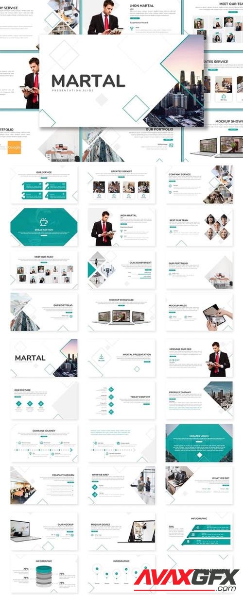 Martal - Business Powerpoint, Keynote and Google Slides Template