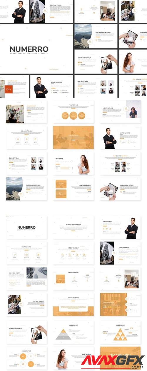 Numerro - Multipurpose Powerpoint, Keynote and Google Slides Template