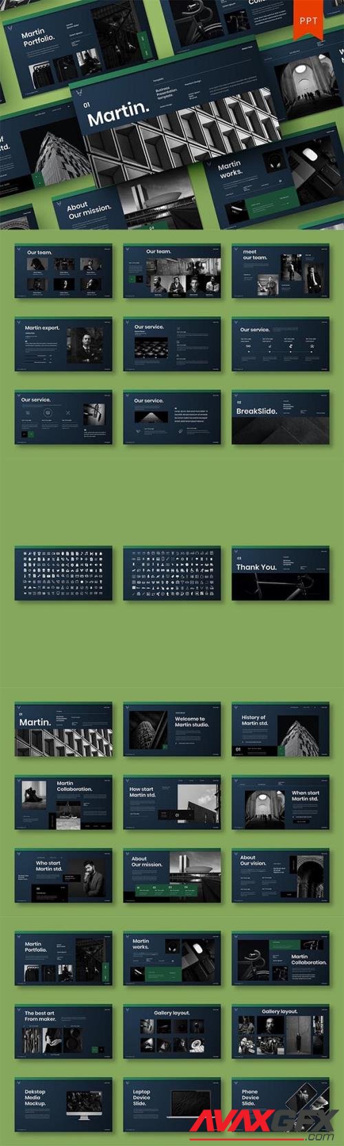 Martin – Business PowerPoint Template