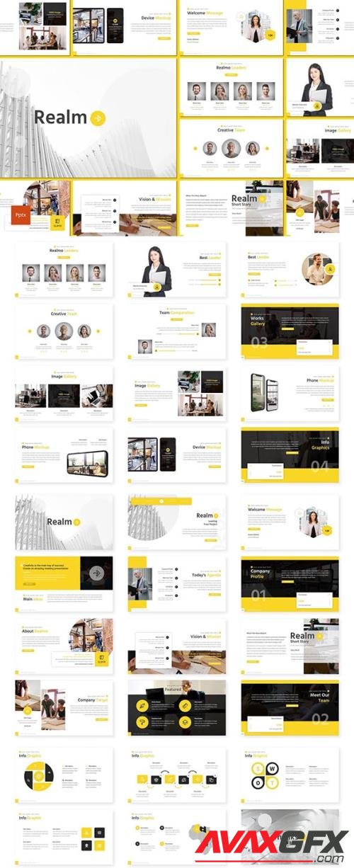 Realmo - Business Powerpoint, Keynote and Google Slides Template