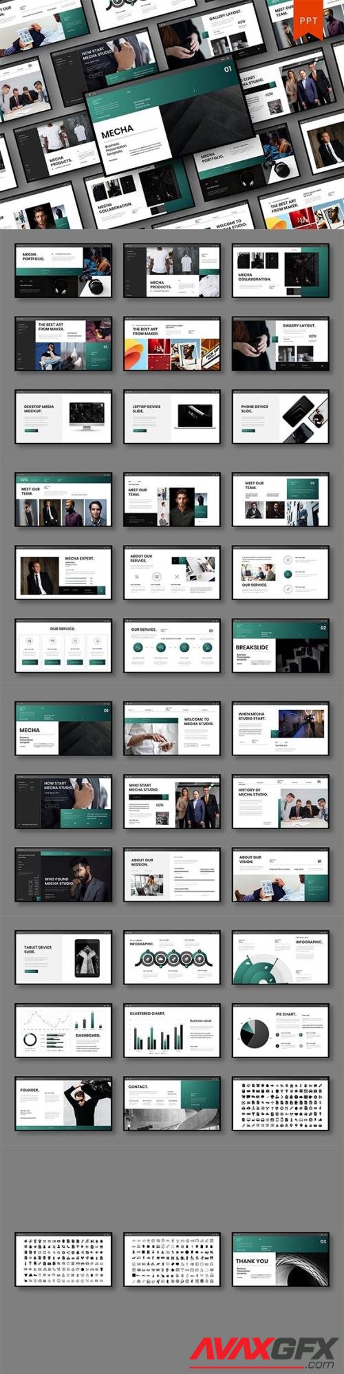 Mecha – Business PowerPoint Template