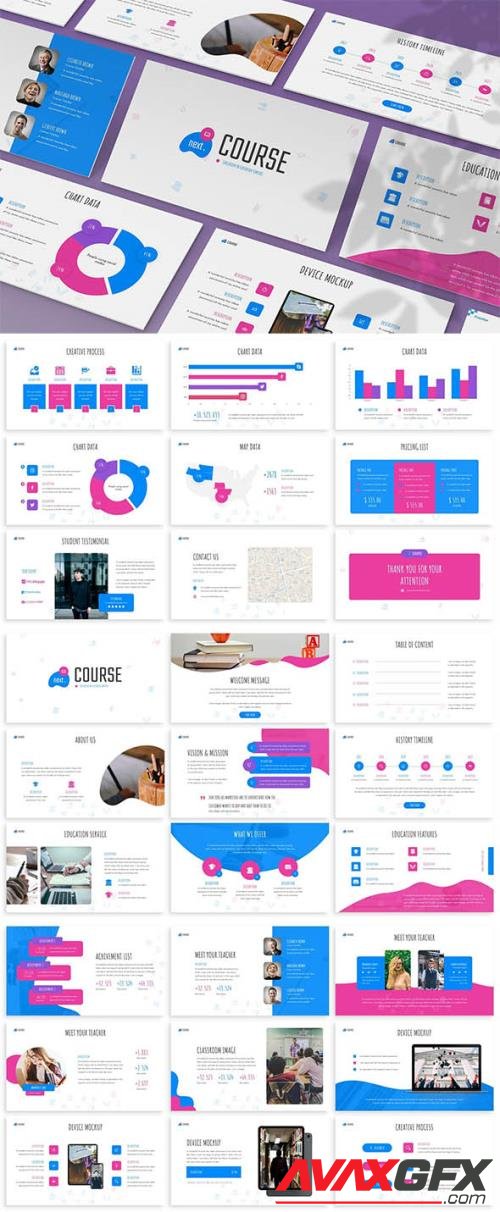 NextCourse - Education Powerpoint Template