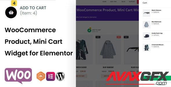CodeCanyon - TFMiniCart&Product - WooCommerce Product, Mini Cart Widget for Elementor - 30274016