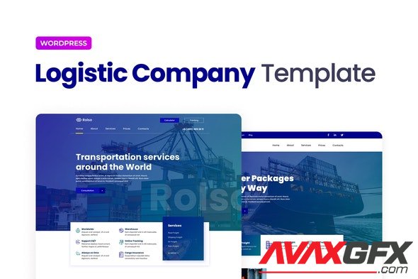 ThemeForest - Rolso v1.0.0 - Logistic Company Elementor Template Kit - 30291144
