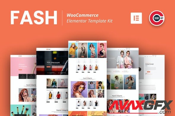 ThemeForest - Fash v1.0.0 - WooCommerce Elementor Template Kit - 30310292