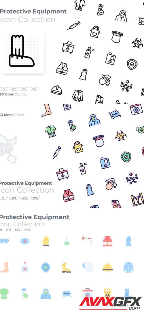 Protective Equipment Icons