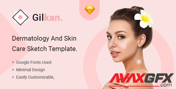 ThemeForest - Gilkan v1.0 - Dermatology and Skin Care Sketch Template - 28929215
