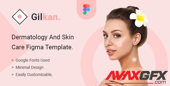 ThemeForest - Gilkan v1.0 - Dermatology and Skin Care Figma Template - 28929247