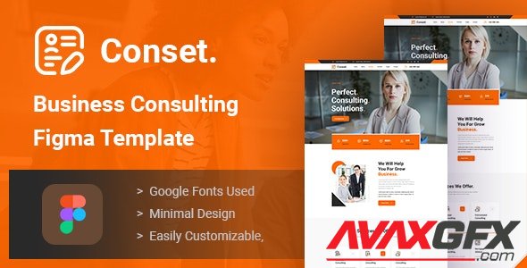 ThemeForest - Conset v1.0 - Business Consulting Figma Template - 28929369