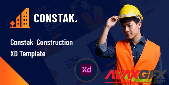 ThemeForest - Constak v1.0 - Construction XD Template - 29589461