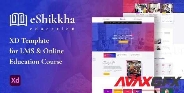 ThemeForest - eShikkha v1.0 - LMS and Online Education XD Template - 29795504