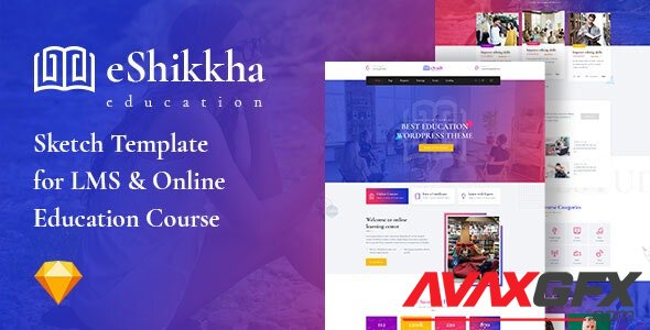 ThemeForest - eShikkha v1.0 - LMS and Online Education Sketch Template - 29795528