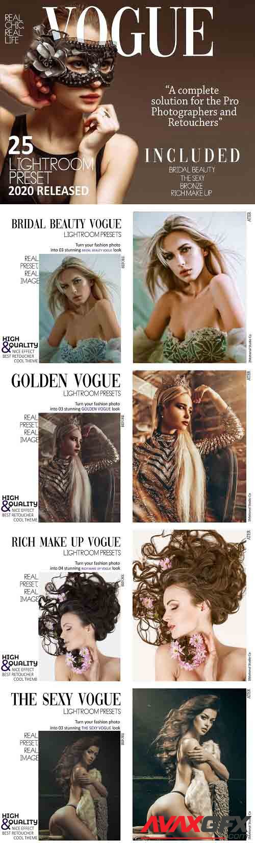 25 Vogue Mobile & Desktop Lightroom Presets