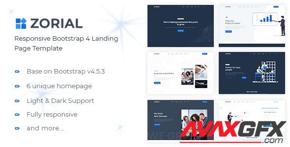 ThemeForest - Zorial v1.0 - Landing Page Template - 29935974