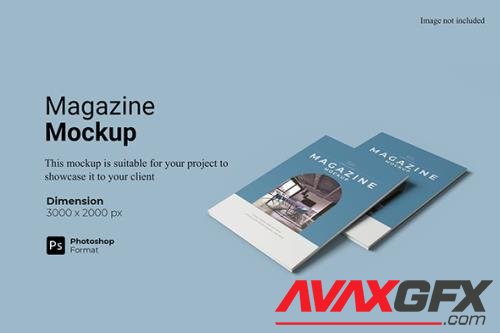 Realistic Magazine Mockup