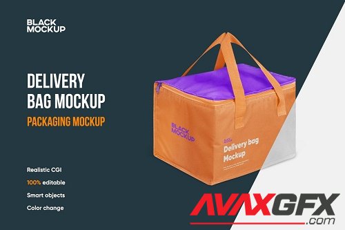 CreativeMarket - Delivery Bag Mockup 5599613