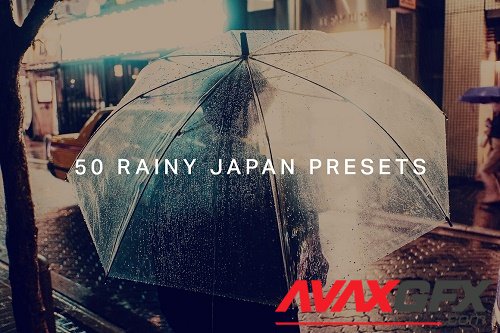 50 Rainy Japan Lightroom Presets - 4441001