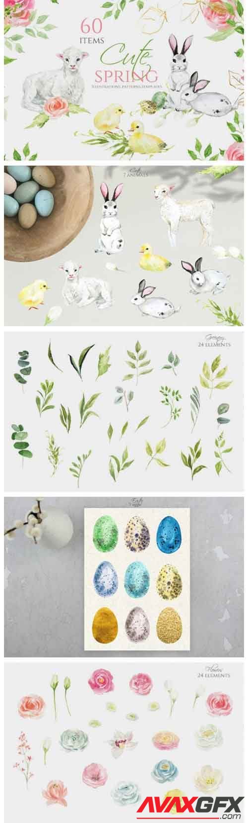 Cute spring clipart - 1205564