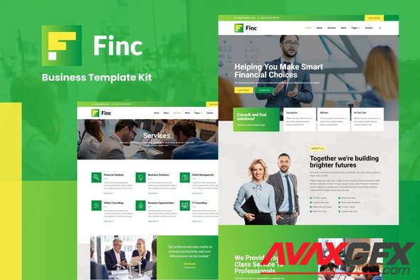 ThemeForest - Finc v1.0.0 - Business & Financial Elementor Template Kit - 30368883