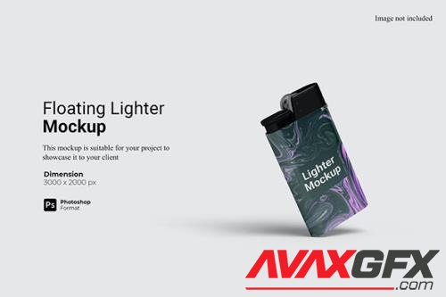 Floating Lighter Mockup