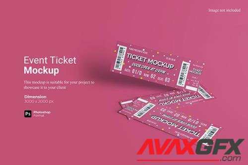 Event Ticket Mockup