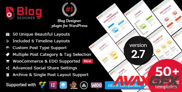 CodeCanyon - Blog Designer PRO for WordPress v2.7.7 - 17069678 - NULLED