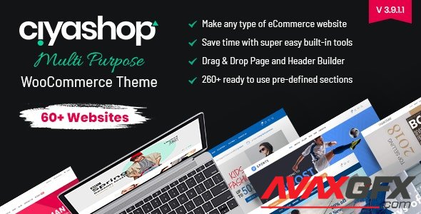 ThemeForest - CiyaShop v3.9.1.1 - Responsive Multi-Purpose WooCommerce WordPress Theme - 22055376 - NULLED