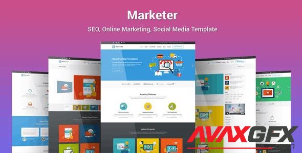 ThemeForest - Marketer v1.2.9 - SEO, Online Marketing, Social Media WordPress Theme - 19570286