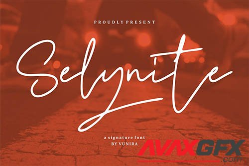 Selynite | A Signature Font