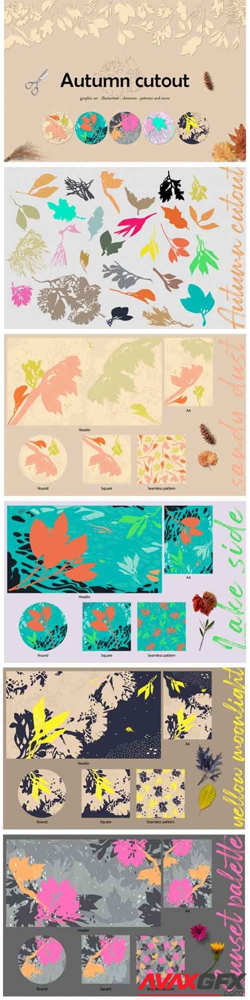 Autumn cutout: graphic art and more - 5339981