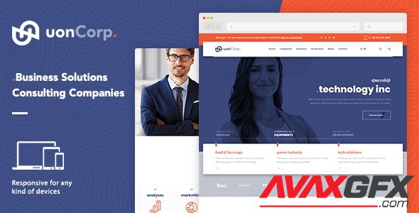 ThemeForest - Uon Corp v1.0.0 - Company and Business Consultation WordPress Theme (Update: 27 September 20) - 23169040