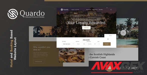 ThemeForest - Quardo v1.0 - Deluxe Premium Hotels HTML Template - 30371598