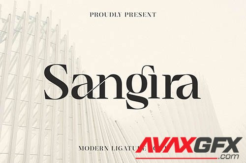 Sangira - Modern Ligature Serif