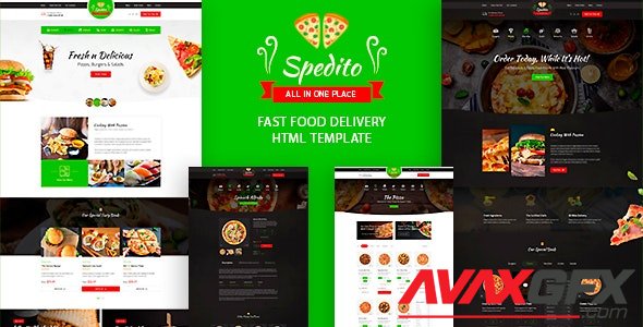 ThemeForest - Spedito v1.0 - Ordering Fast Food HTML Template - 30300499