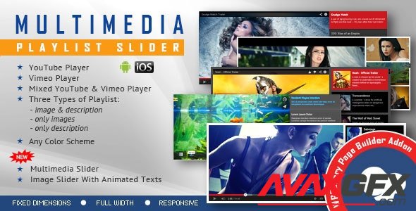 CodeCanyon - Visual Composer Addon - Multimedia Playlist Slider for WPBakery Page Builder v1.9.1 - 13542522