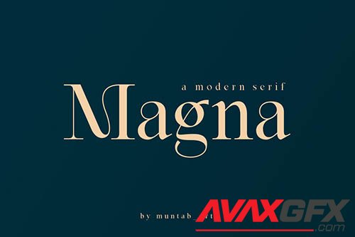 Magna | Modern Serif font