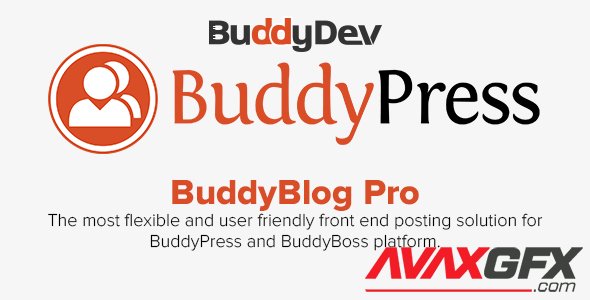 BuddyDev - BuddyBlog Pro v1.0.7 - Front End Posting Solution For BuddyPress and BuddyBoss Platform
