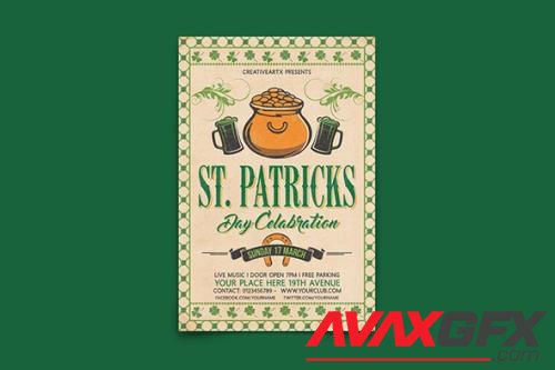 Vintage St. Patrick's Day Flyer RM8B5QS