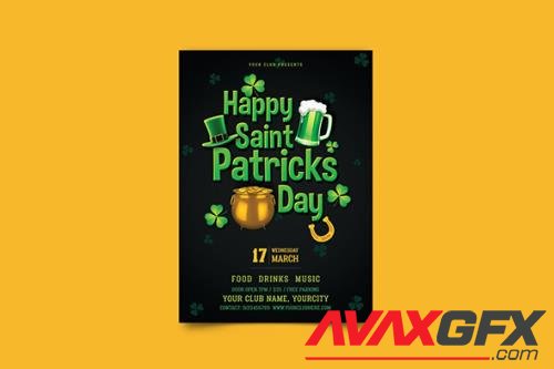 St. Patrick's Day flyer