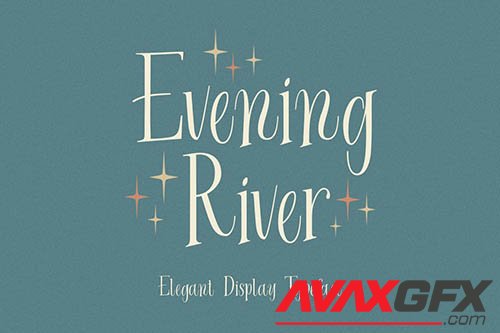 Evening River - Elegant Display Typeface