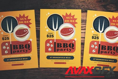 BBQ Event Flyer